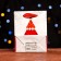 Laminated "colorful Christmas tree" 11.5 x 14.5 x 6 cm