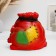 Piggy bank "Carbon bag" red 22x27cm