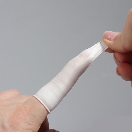 A set of attacks, latex, 100 pcs, D - 2.6 × 6.8 cm, white color-5
