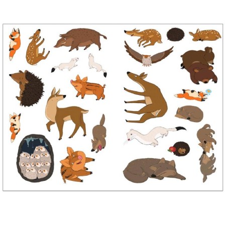 Forest animals. Winter-3