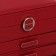 Casket to the leatherette for jewelry "screw" red 22x17x18 cm