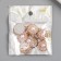 Decor for creativity plastic, rhinestones "Pearl Astra" set 10 pcs 2x2 cm