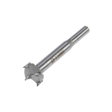 Forester drill tundra, carbide plates, cylindrical shank, 19 mm