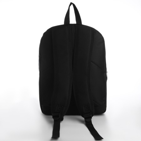 School textile school with pockets, 38x29x11 cm, black color-6
