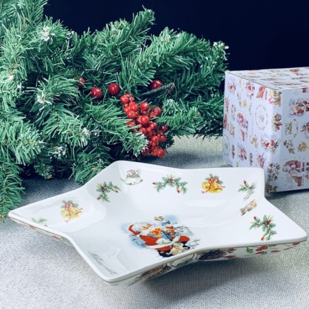 Lenardi dish "New Year", size 24x24 cm