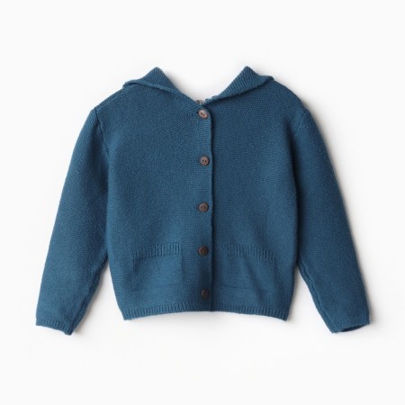 Jumper for children, dark-turquoise color, height 92 cm