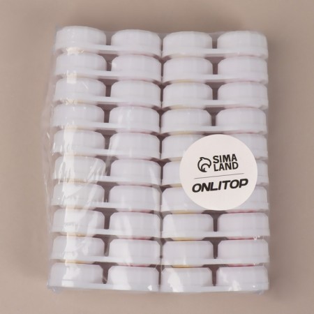 Container for contact lenses "flowers", packing 20 pieces, color mix-4