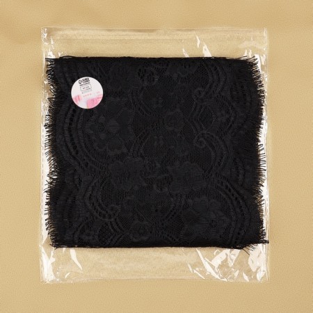 Lace cilia, 170 mm × 3 ± 0.5 m, black color-3