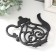 Souvenir cast iron stand "Texta" 17x17 cm
