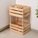 Box for vegetables, 30 × 40 × 60 cm, wooden, two -level, Greengo