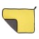 A car for washing a car, Cartage, microfiber, 400 g/m², 30 × 40 cm, yellow-gray