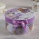 Tea couple ceramic "lavender field", 2 items: a cup 220 ml, a saucer d = 15 cm