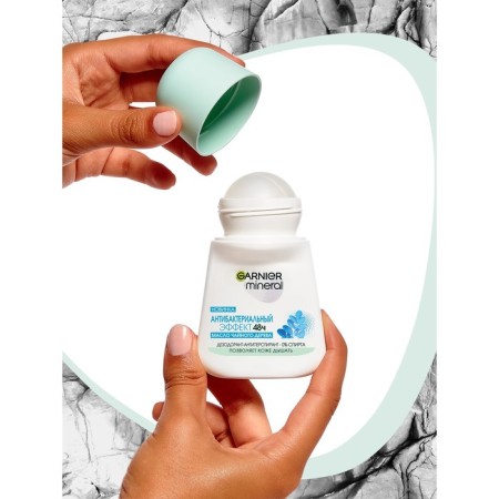 Deodorant antiperspirator Garnier Mineral "Cleanliness Effect", Roller, 50 ml-3
