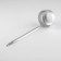 Linen aluminum, 330 ml, handle length = 26.5 cm, chrome color