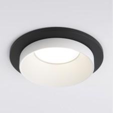 Luminaire Interceptible Elektrostandard, Solar, 92x92x35.5 mm, GU10, white, black color