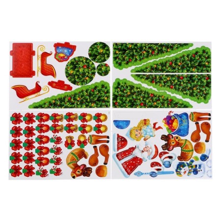 3D designer from the New Year tree foam cardboard-1