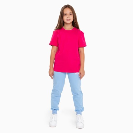 Pants for girls, blue color, height 158