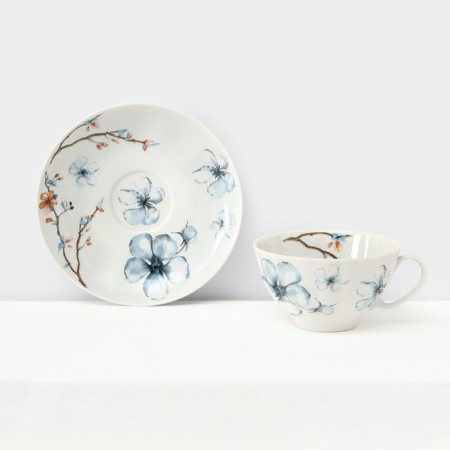 Porcelain Tea Service "Moments of Spring", 13 items-1