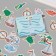 Stickers for creativity "Sea and Adventure" embossing silver set 48 pcs 9x7x0.8 cm