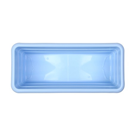 Box for flowers 6 l, 40 x 16/10 x 14 cm, blue-2