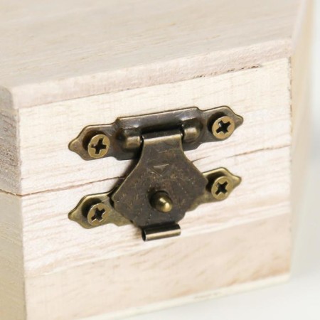 Casket for painting hexagon 9x4.5x8 cm-3