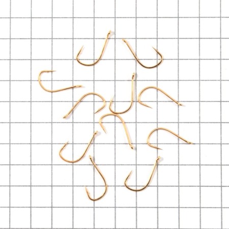 The hook Owner PIN HOOK Gold No. 12, 11 pcs.