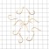 The hook Owner PIN HOOK Gold No. 12, 11 pcs.
