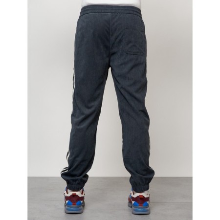 Male tracksuit, size 48, dark gray color-7