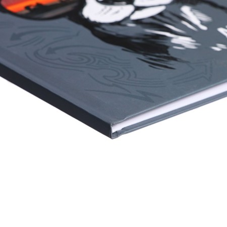 The diary is universal, for grades 1-11, "a dog with glasses", a solid cover, matte lamination, selective UV-lame, an offset block, a universal cheat sheet, 48 sheets-2