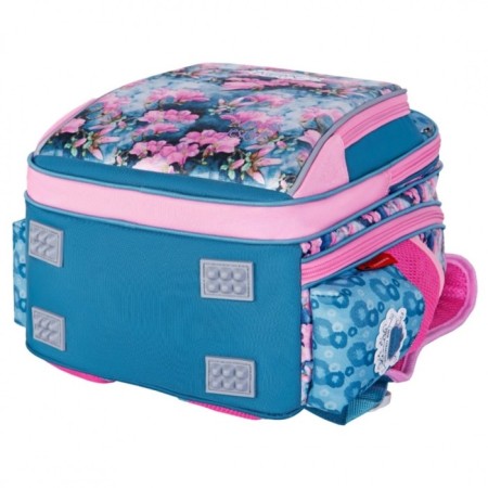 Frame backpack 39 x 29 x 17 cm, Across 640, filling: bag, blue/pink ACR22-640-9-6