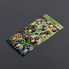 A set of paper stickers 10 x 22 cm, 