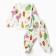Kit for children (swing, slider), white color/flamingos, height 56 ​​cm