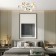 Ceiling lamp 6x60W E27, size 59.5x59.5x17 cm