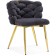 STULL OF A Metal Carcass Rendi Metal/Fabric, Gold/Gray 64x70x77 cm