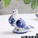 Souvenir "Pigeon" Small, 13x6x10.5cm, Gzhel