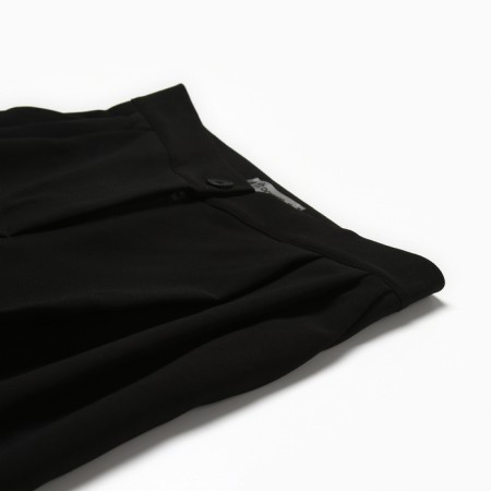 Women's pants, black color, size m (44)-1