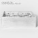 Organizer for storing linen LadOM, 24 cells, 32 × 32 × 10 cm, white color