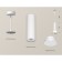 Suspended Ambrella Light, XP8191100, GX53 LED 12 W, white sand, white color