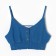 Top shortened female mist muslin size m, col. blue