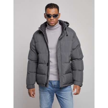 Sports Bologna male winter, size 48, gray color-8