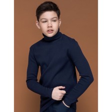 Turtleneck for a boy Pelican, height 140 cm, dark blue color