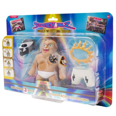 Figure-jerk-shaped fighter StretChapalz, with accessories, 14 cm-2