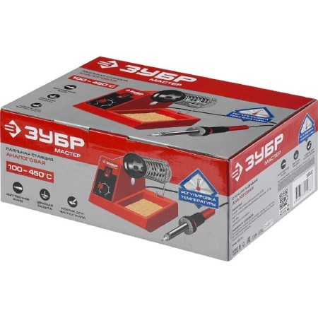 Solder station "Zubble" Master 55332, 48 W, 100-450 ° C, two-component handle-4