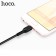 Hoco X20 cable, microUSB - USB, 2 A, 2 m, PVC braid, black