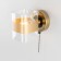 Sconces Citilux "Virta" CL140311, 12x12 cm, 1x60W, E14, brown color