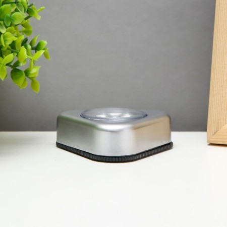 Night Pushlite "Triangle" 3xLED, 3AAA gray 6.5x6.5x2.5 cm Risalux-3