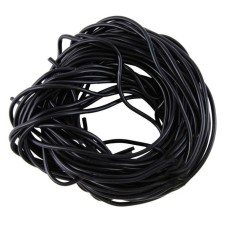 Cambrick-Boat, d = 1.5x2.5 mm, 1 m, 10 pcs, black color