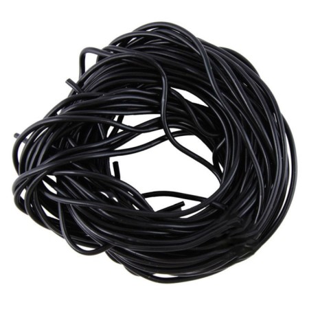 Cambrick-Boat, d = 1.5x2.5 mm, 1 m, 10 pcs, black color