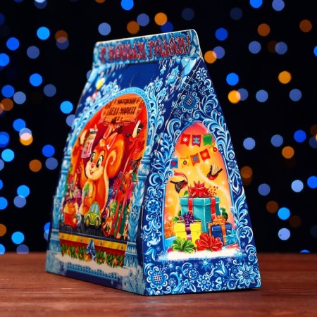 Gift box "Santa Claus with Squirrel" 24.5 x 11.5 x 23 cm-2