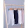 Radlings on a wide Rant Base elastic band, seams outward, height 62 cm, color light gray melange